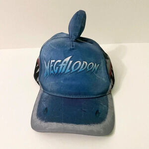 Monster Jam Truck Megalodon Adjustable Youth Hat Cap Shark Fin Kids Boys Girls